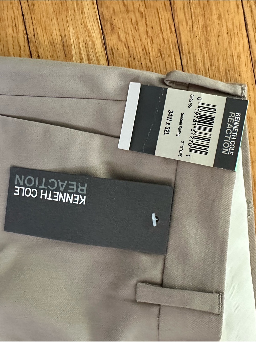 Kenneth Cole Reaction Stone/Taupe Men’s Chinos